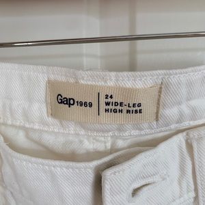 GAP Wide Leg High Rise Jeans
